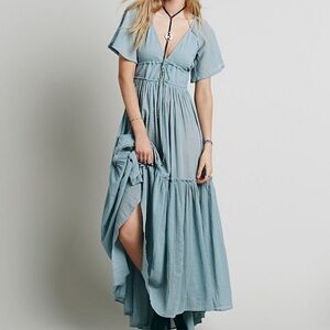 Free People Dont You Want Me Baby Maxi Dress